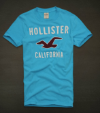 Camiseta Hollister Masculina CALIFORNIA-Azul . P/M/G